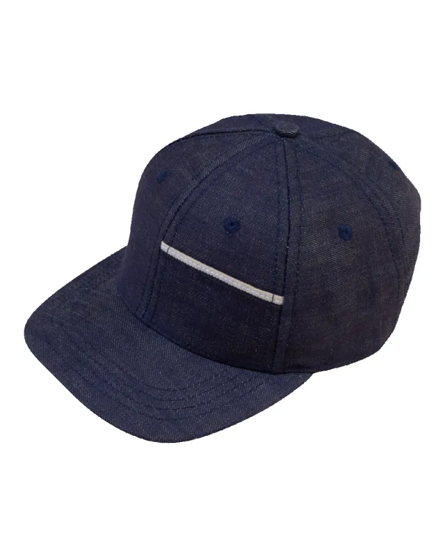 6 Panel Hat | White Oak Selvage made by Raleigh Denim Workshop