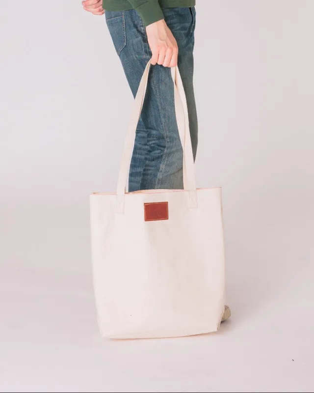 Tote | Natural Canvas made by Raleigh Denim Workshop