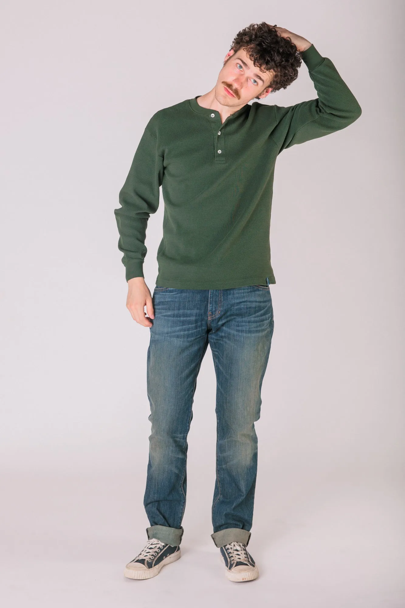 Waffle Thermal | Ivy sold by Raleigh Denim Workshop product image thumbnail 3