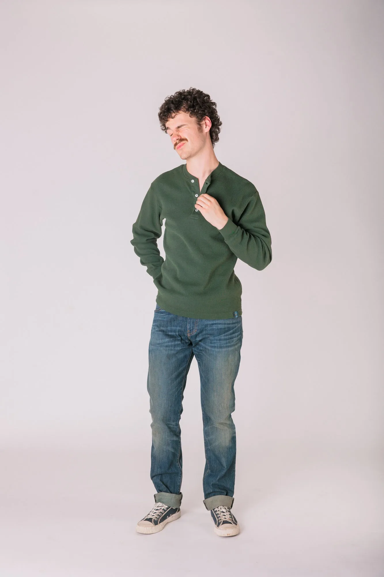 Waffle Thermal | Ivy sold by Raleigh Denim Workshop product image thumbnail 2