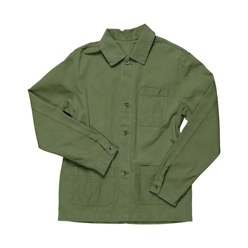 Chore Coat | Surplus Herringbone sold by Raleigh Denim Workshop
