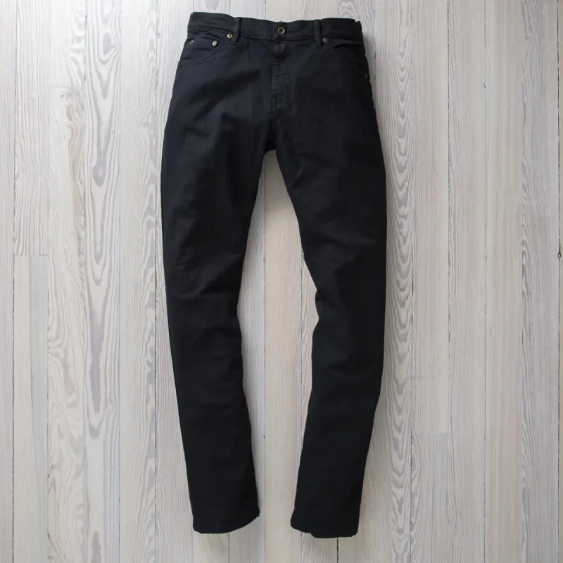 Martin Stretch | Black sold by Raleigh Denim Workshop