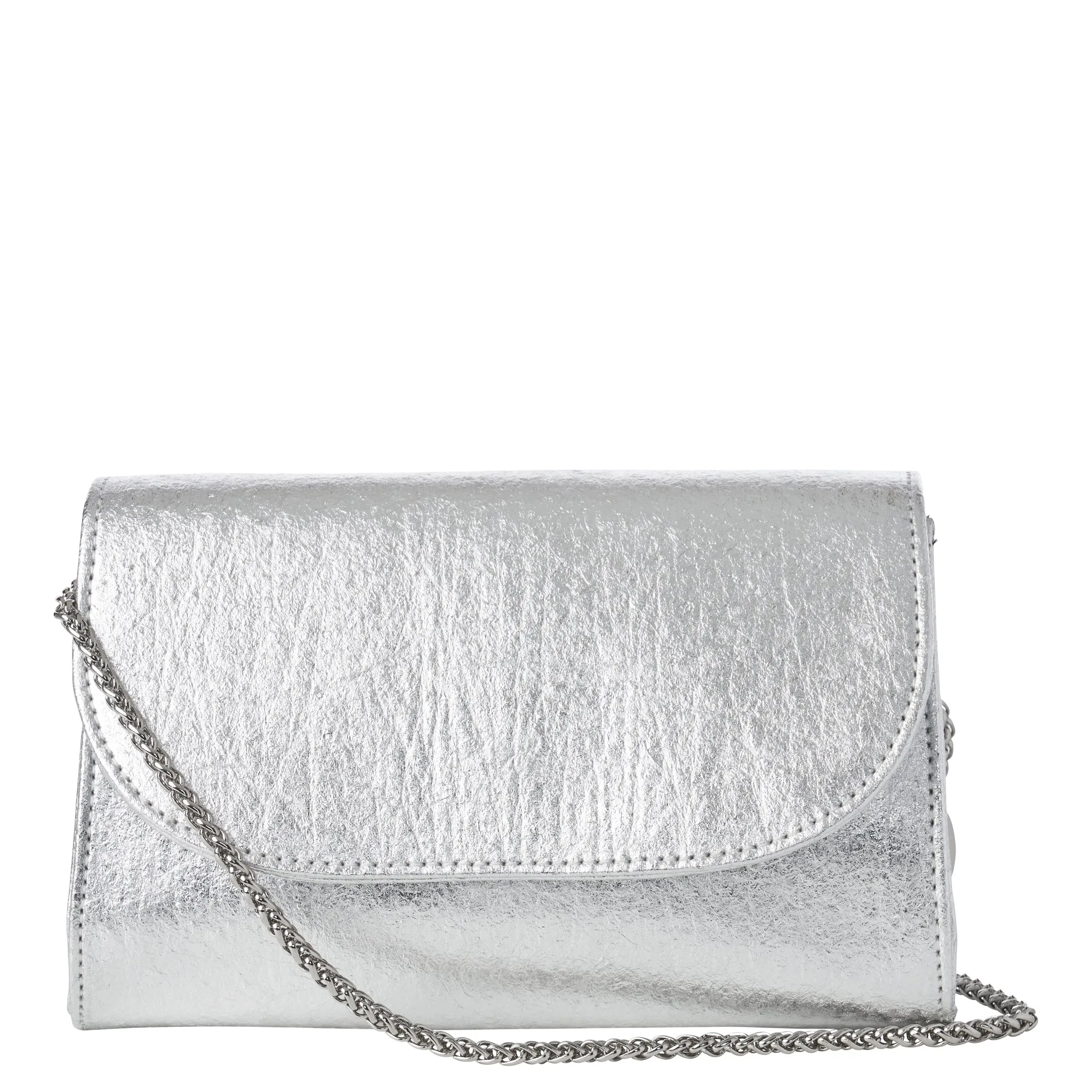 Didi Clutch Mini - Metallic Silver Piñatex® sold by Svala product image thumbnail 2