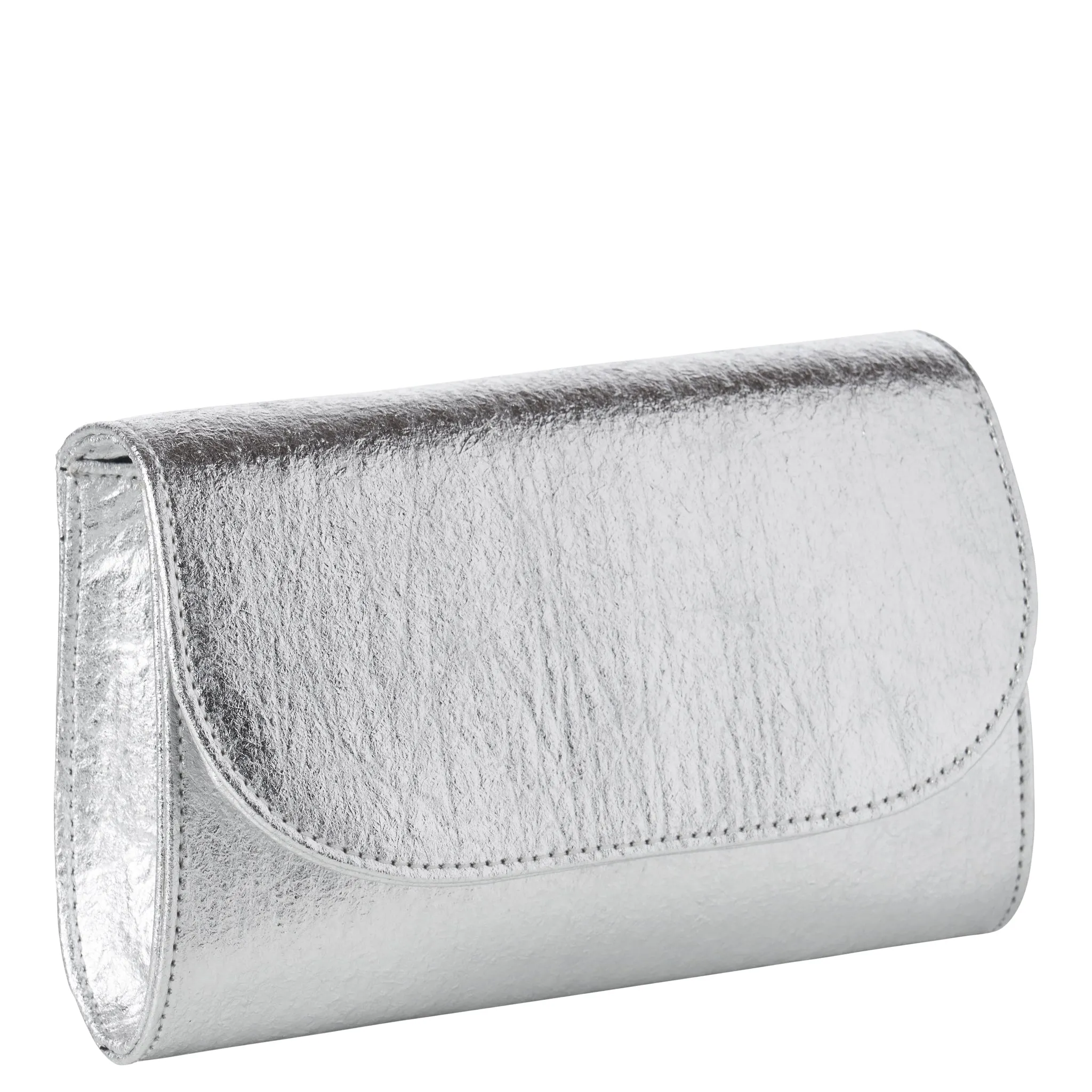 Didi Clutch Mini - Metallic Silver Piñatex® sold by Svala product image thumbnail 3