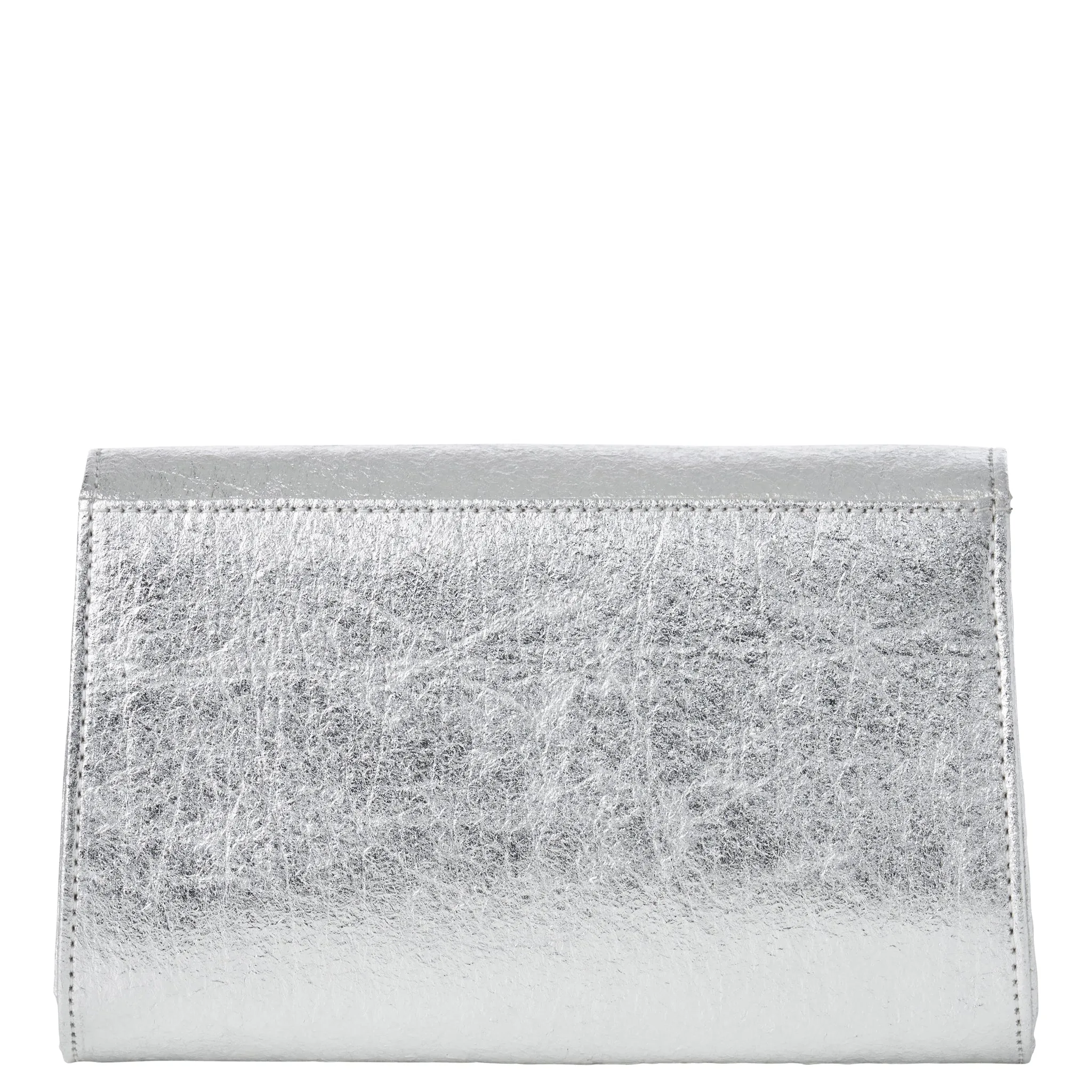 Didi Clutch Mini - Metallic Silver Piñatex® sold by Svala product image thumbnail 4