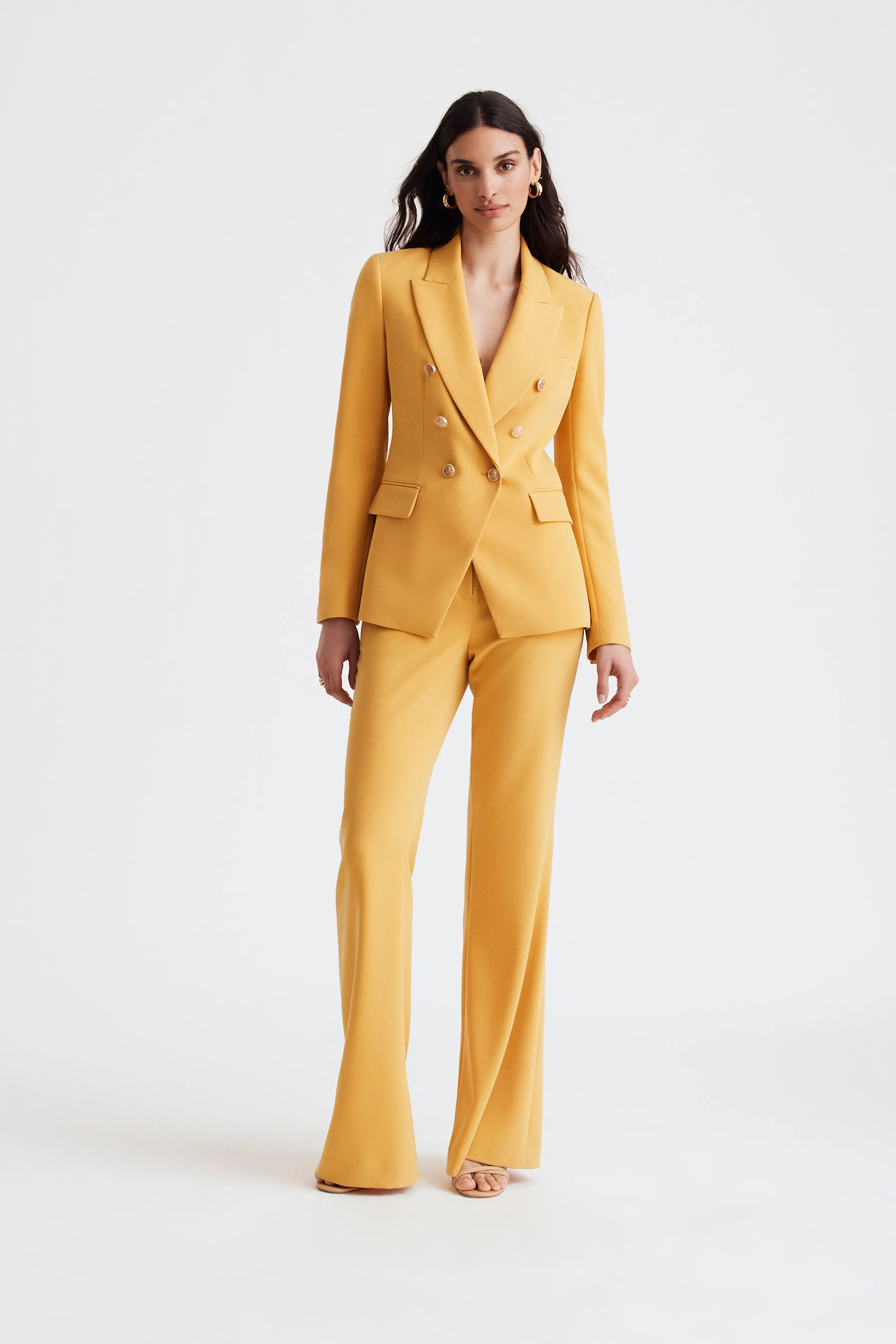 Kylie Stretch Woven Double Breasted Blazer sold by Toccin product image thumbnail 3