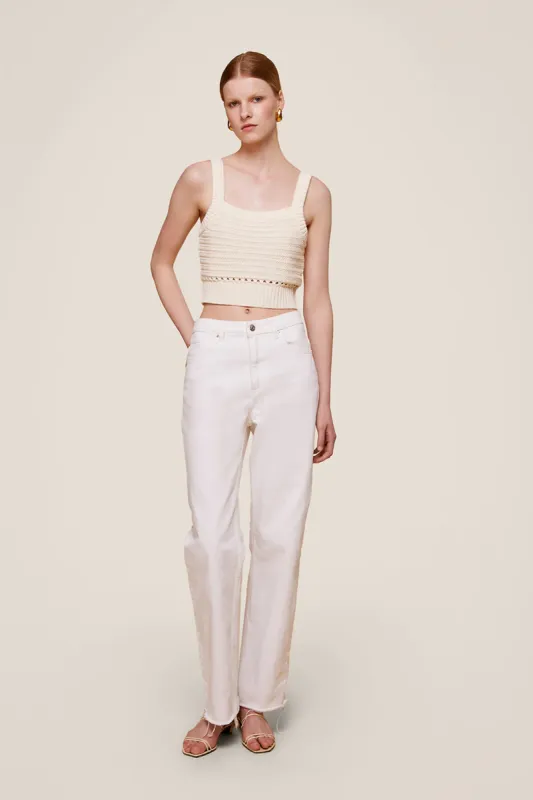 Daisy Cropped Tank sold by Toccin