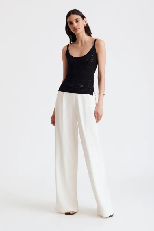 Chiara Pointelle Tank made by Toccin