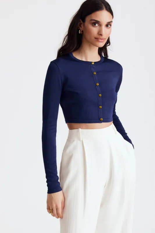 Lyla Cropped Cardigan sold by Toccin