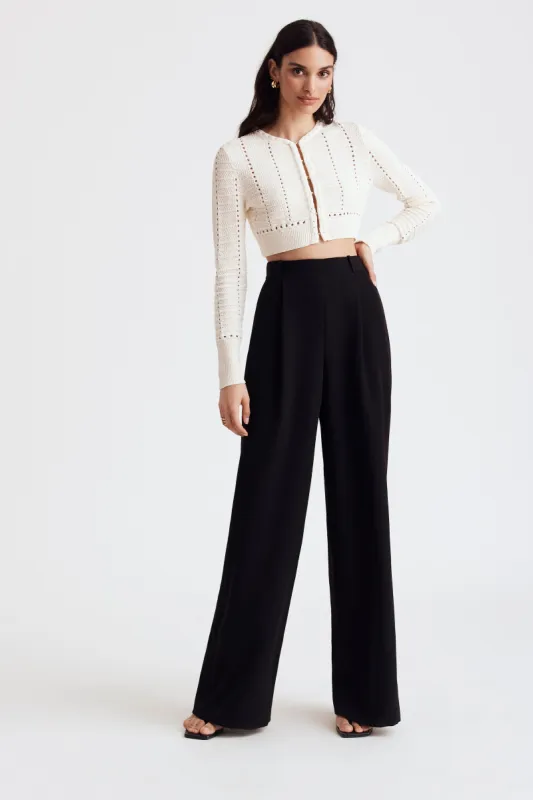 Colette Pointelle Cotton Cardigan sold by Toccin