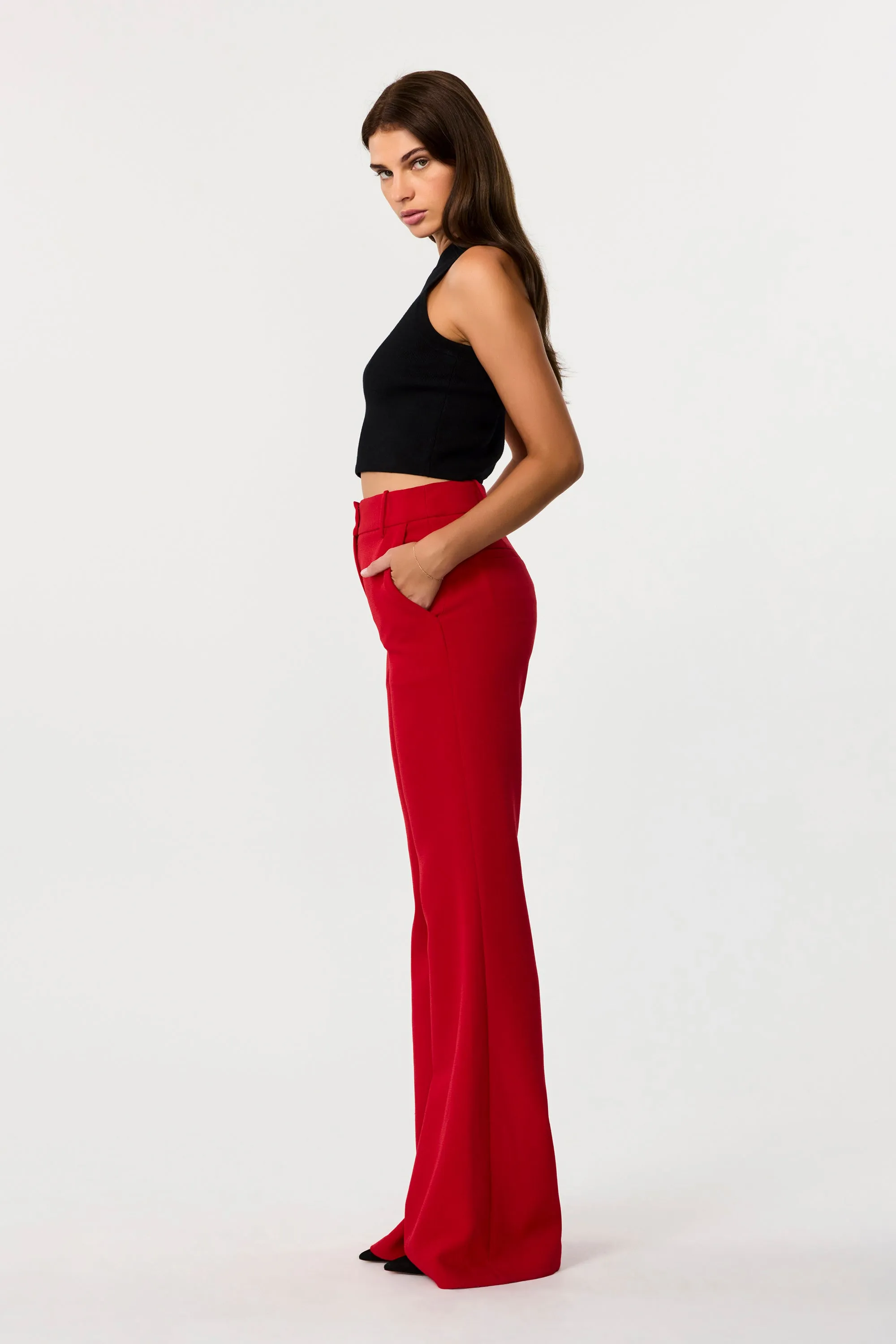 Gaia Strech Woven Flared Pant sold by Toccin product image thumbnail 2