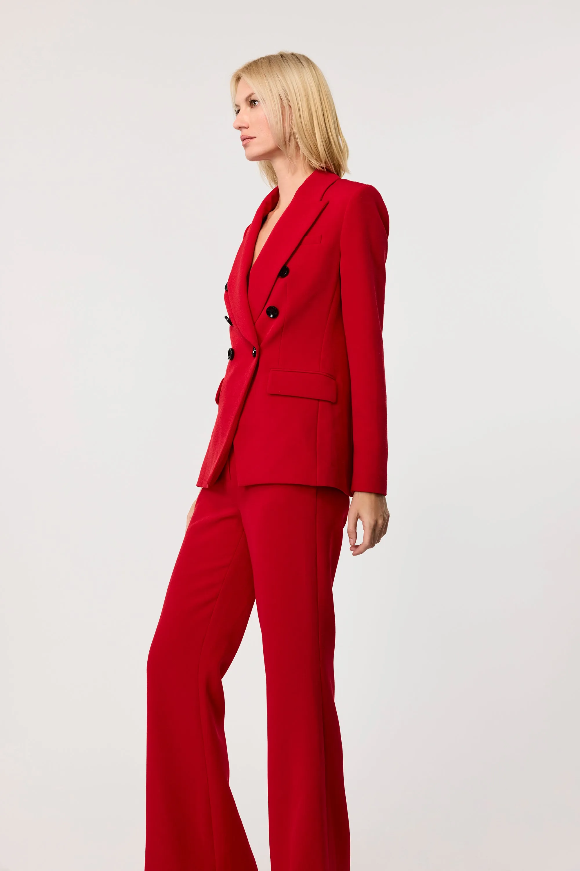 Kylie Stretch Woven Double Breasted Blazer sold by Toccin product image thumbnail 4