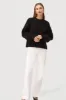 Vienna Balloon Sleeve Crew Neck Sweater sold by Toccin