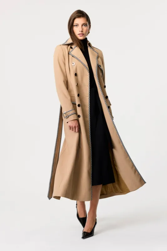 Aria Double Breasted Trench Coat sold by Toccin