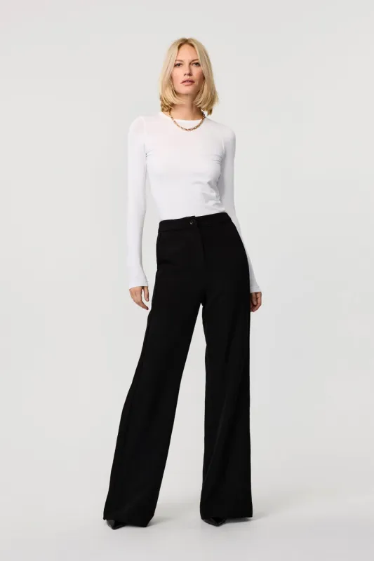 Valentina Wide Leg Black Pants sold by Toccin
