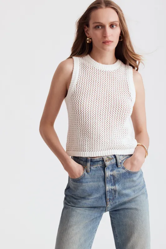 Estelle Crochet Tank Top sold by Toccin