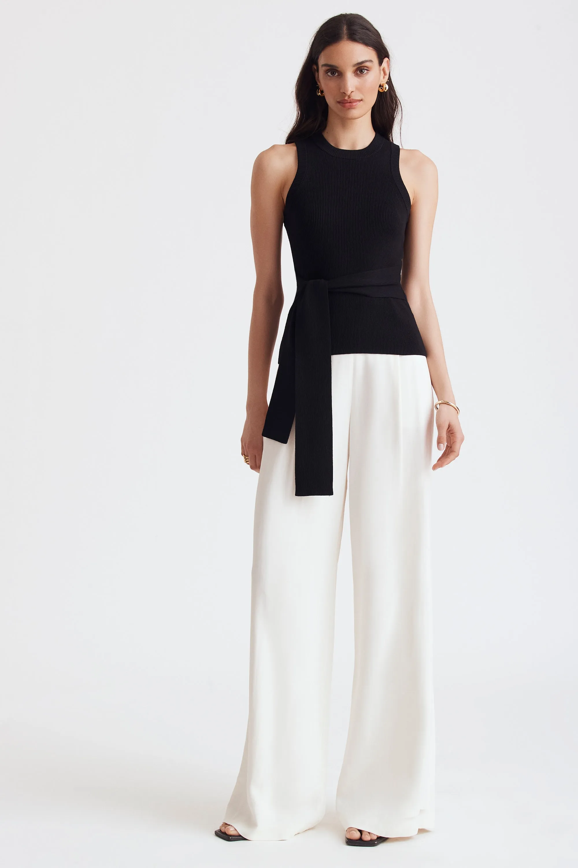 Molly Rib Tie Front Tank Top sold by Toccin product image thumbnail 3