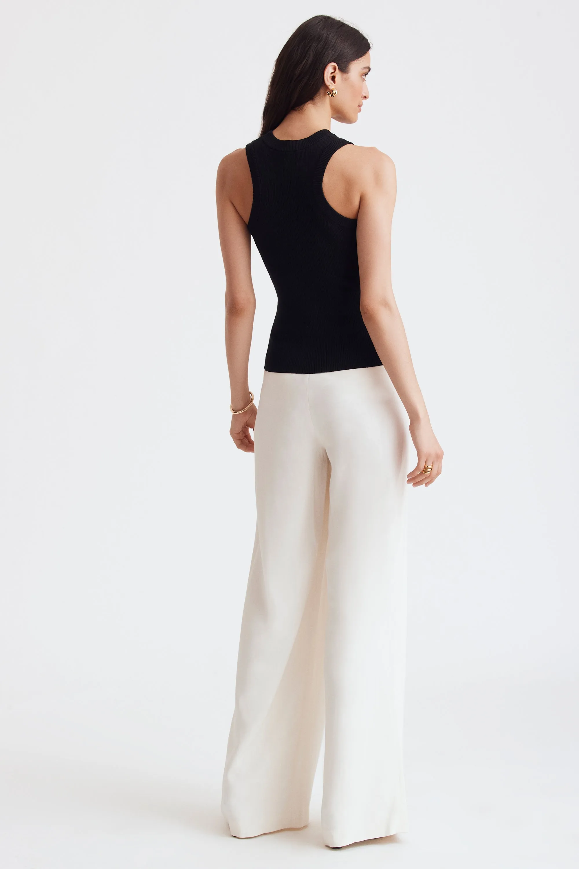 Molly Rib Tie Front Tank Top sold by Toccin product image thumbnail 4