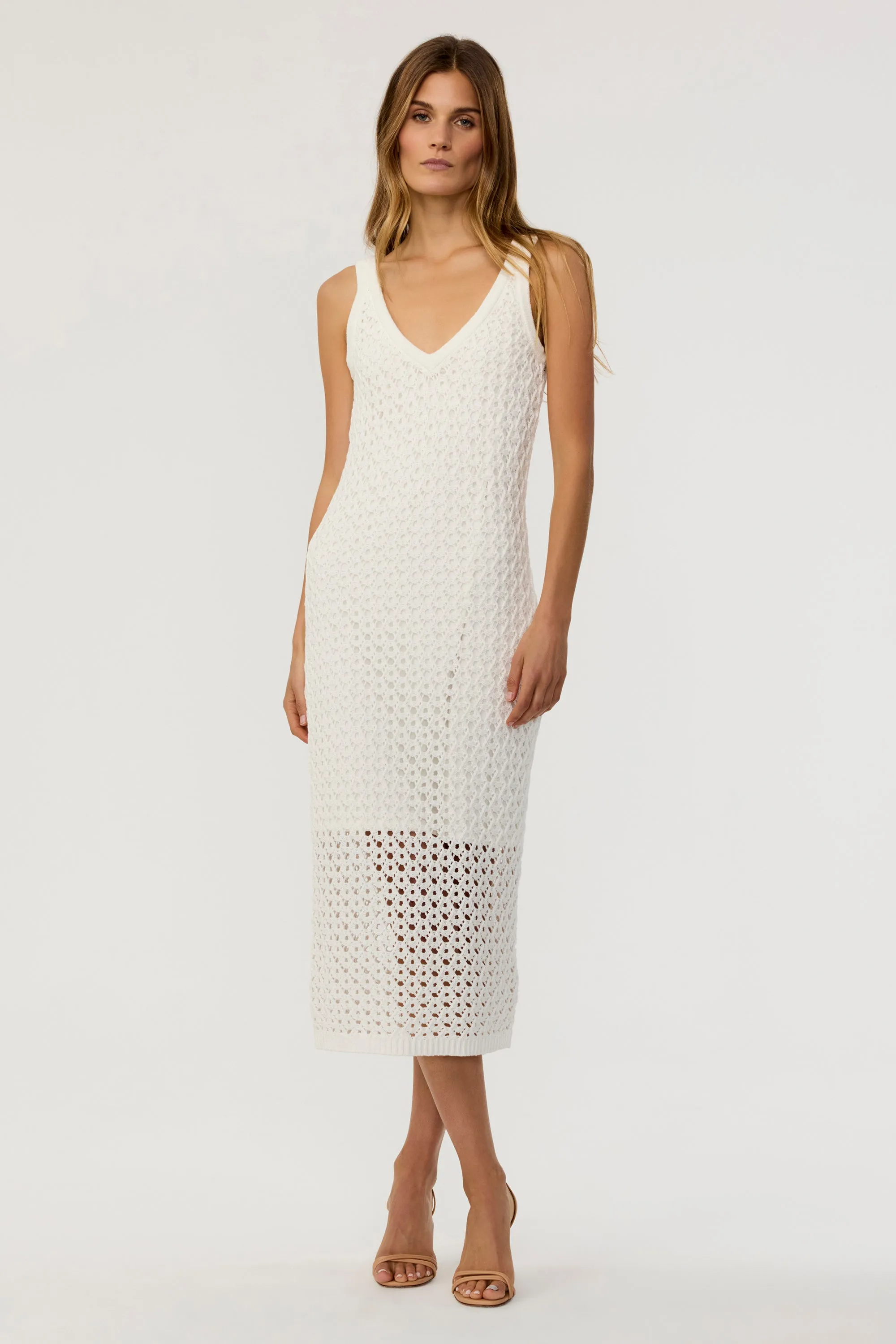 Kayla Crochet Midi Tank Dress sold by Toccin product image thumbnail 3