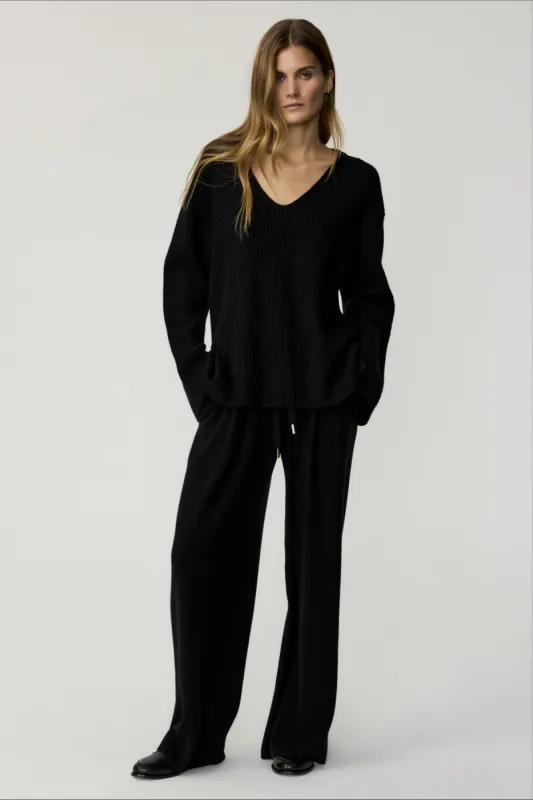 Erin Cashmere Wide Leg Pants sold by Toccin