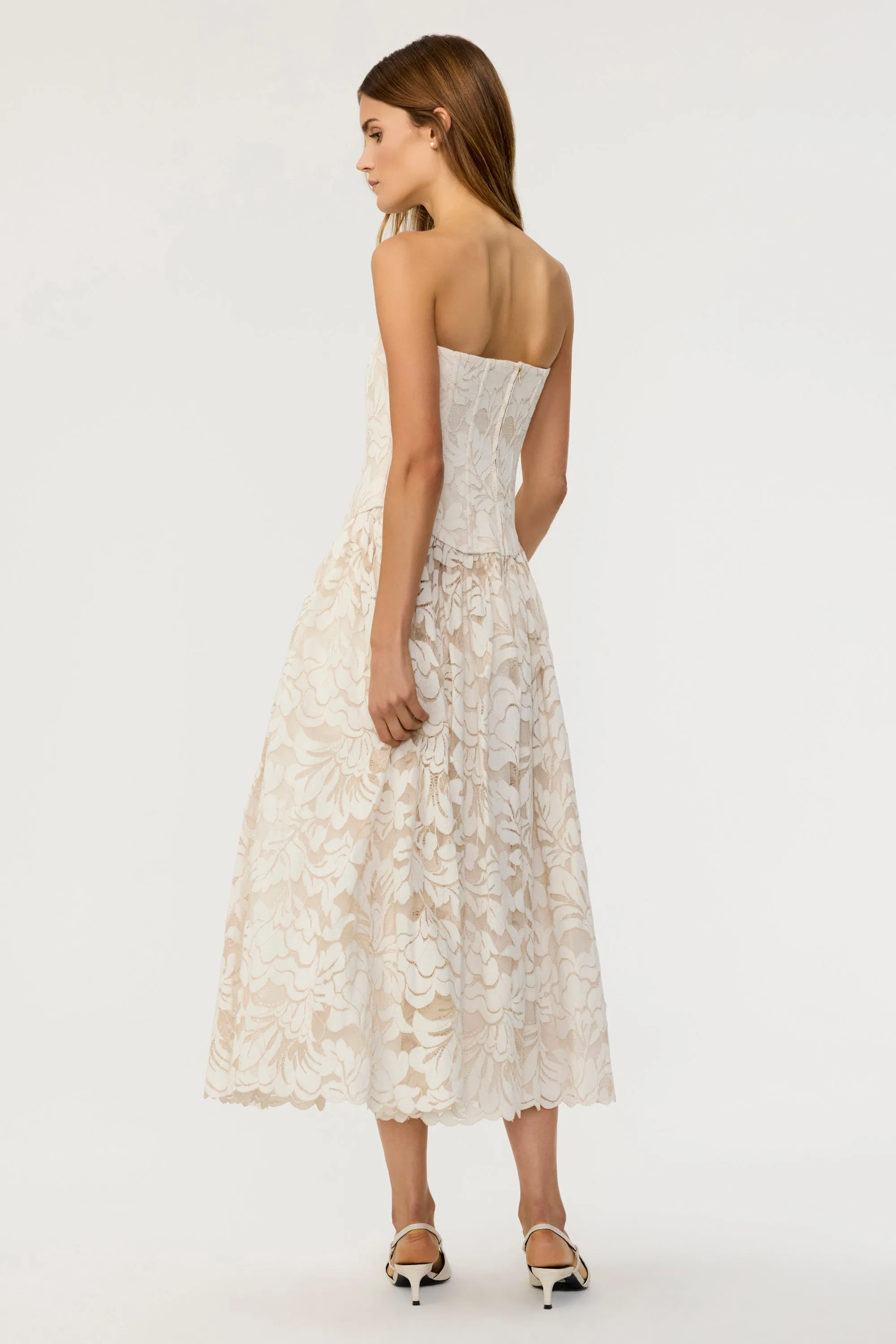 Melody Corset Lace Midi Dress sold by Toccin product image thumbnail 3