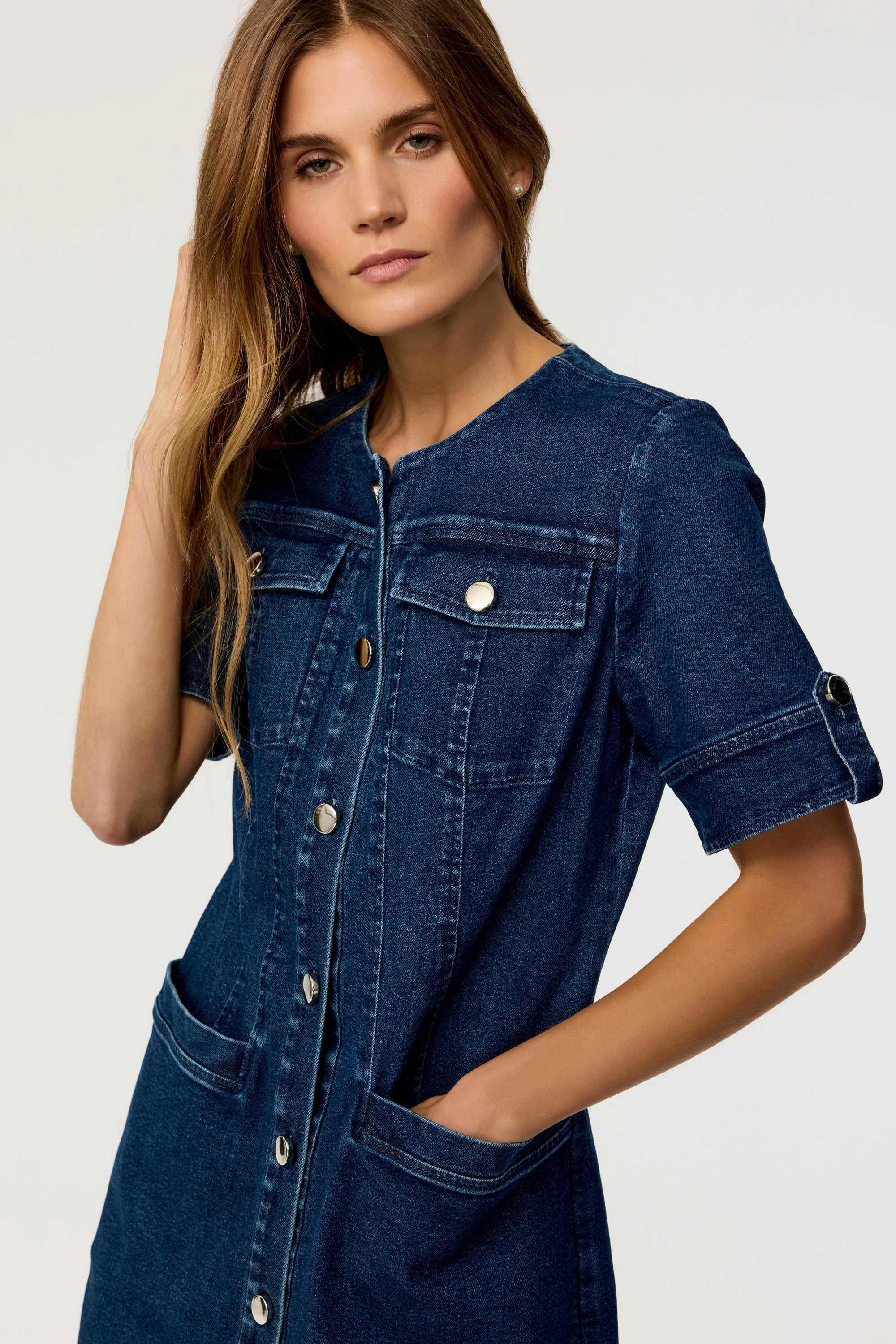 Gale Denim Mini Dress sold by Toccin product image thumbnail 2