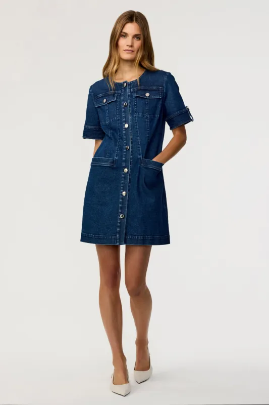 Gale Denim Mini Dress sold by Toccin