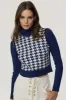 Morgan Houndstooth Sweater sold by Toccin