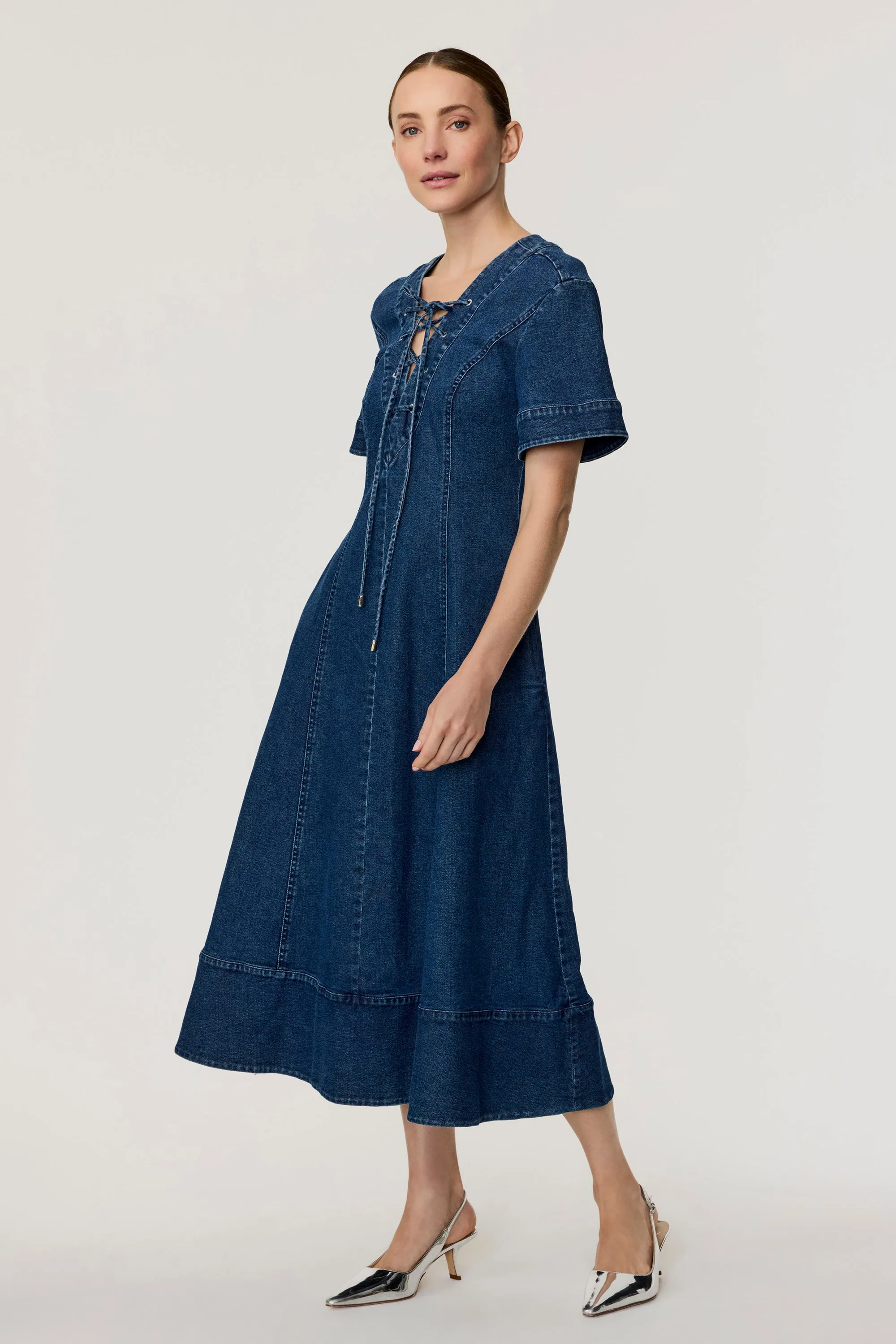 Dahlia Denim Midi Dress sold by Toccin product image thumbnail 2