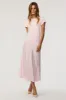 Luciana Silk Midi Dres sold by Toccin