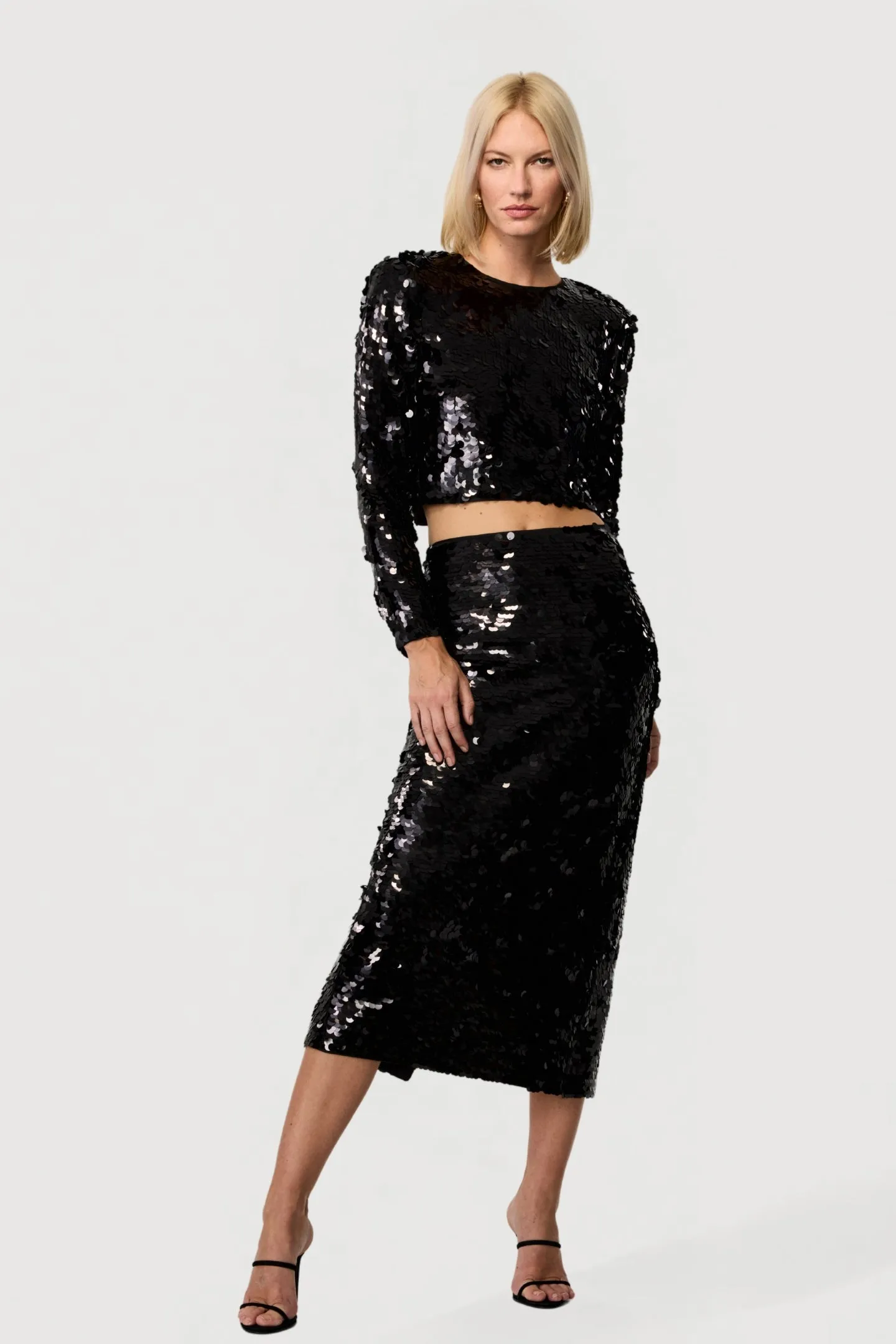 Anaya Black Sequin Top sold by Toccin product image thumbnail 2