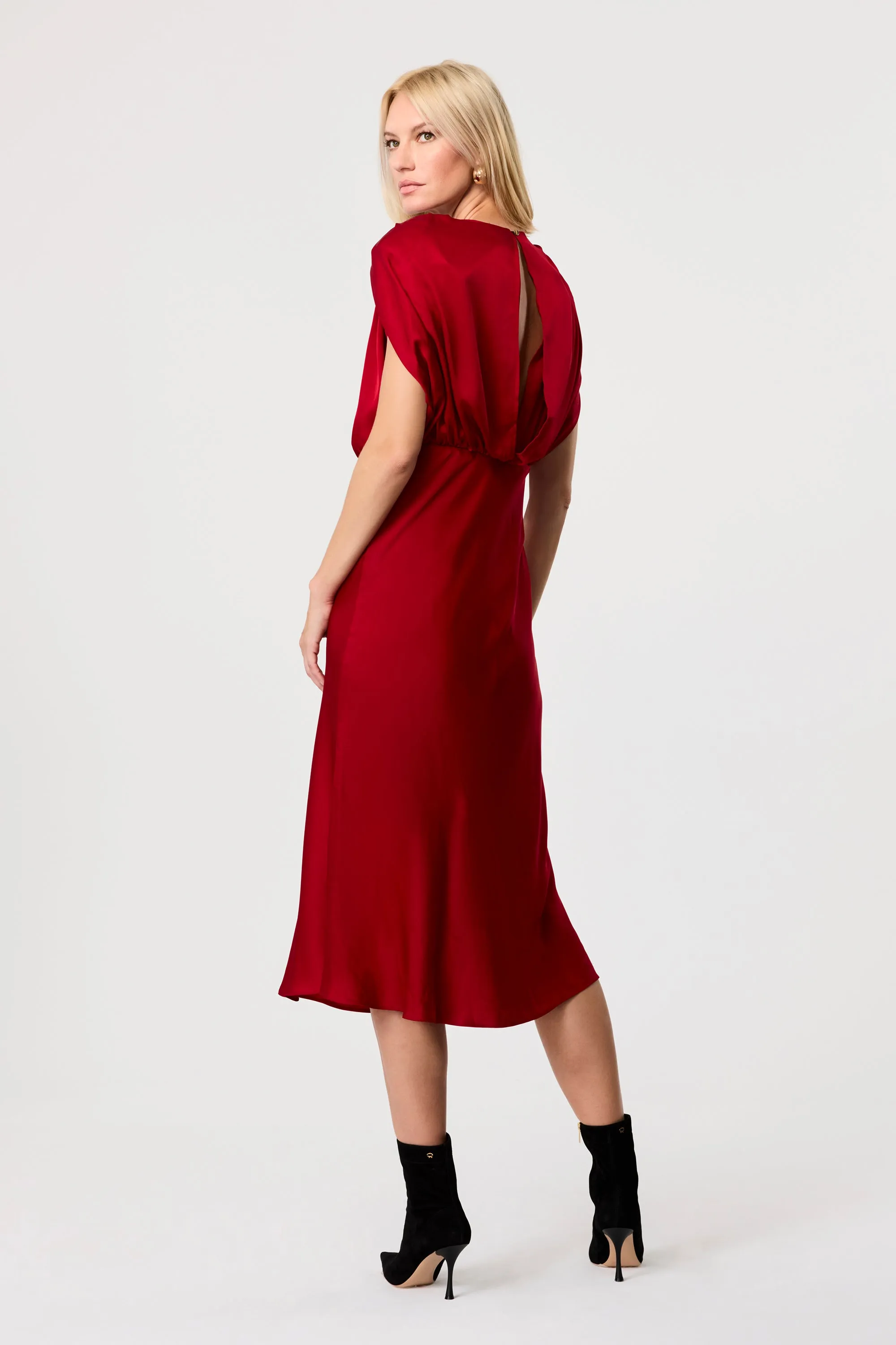 Flora Silk Midi Dress sold by Toccin product image thumbnail 4