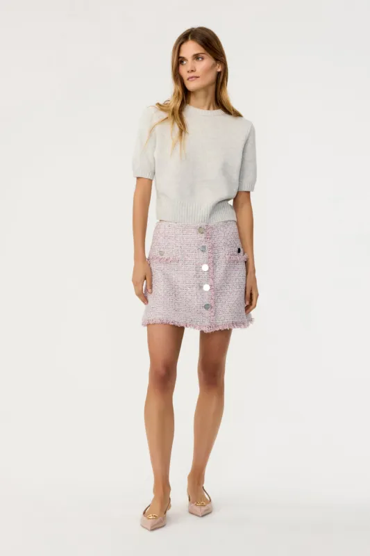 Ariel Tweed Mini Skirt sold by Toccin