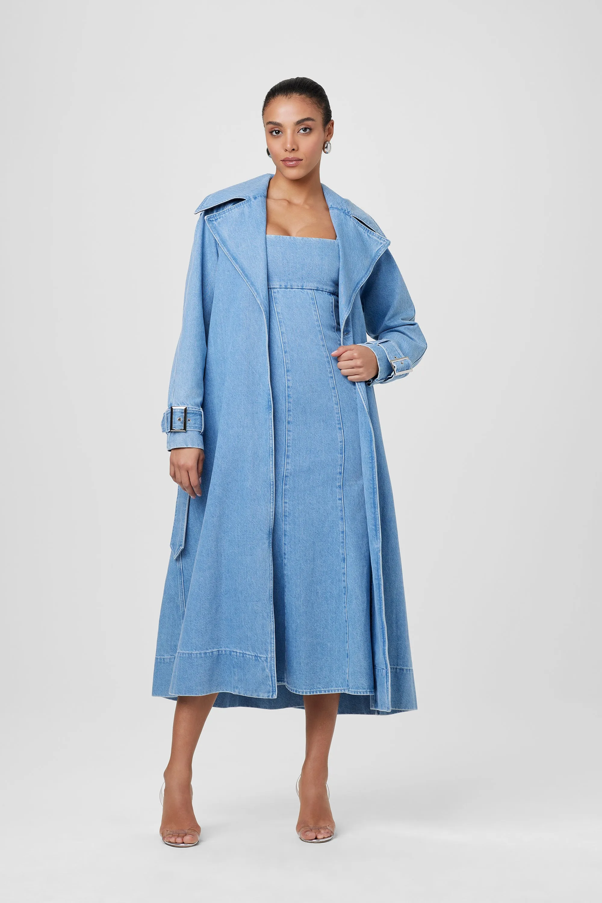 Chloe Denim Trench Jacket sold by Toccin product image thumbnail 3