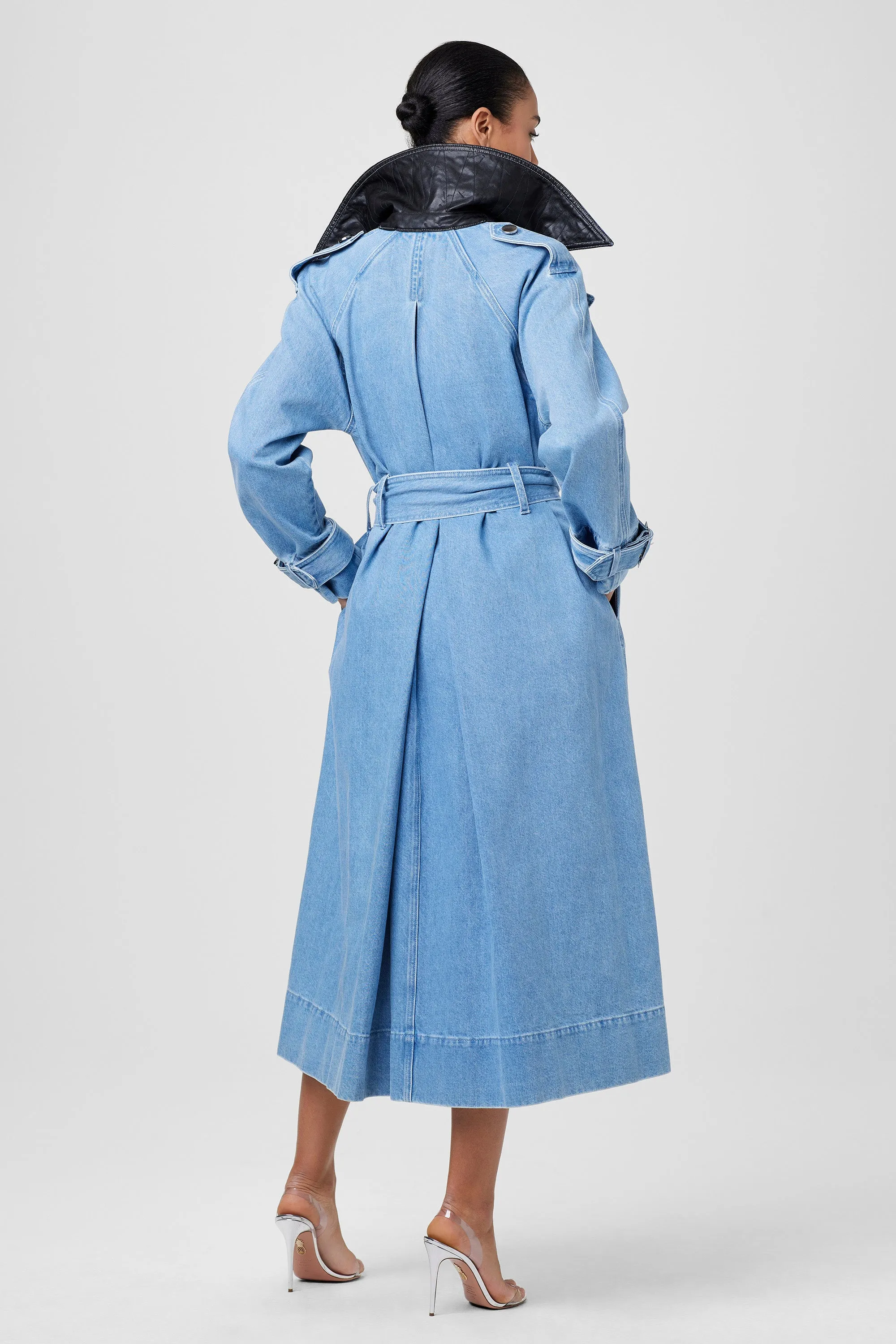 Chloe Denim Trench Jacket sold by Toccin product image thumbnail 5