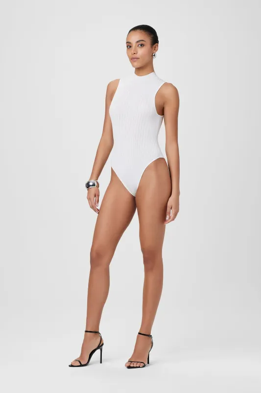 Mika Funnel Bodysuit sold by Toccin