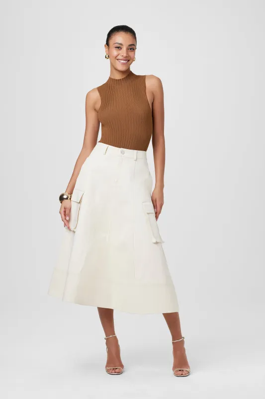 Shiloh Cargo High Waist Skirt sold by Toccin
