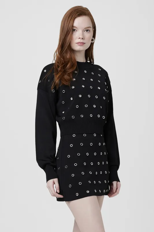 Misty Grommet Sweater sold by Toccin