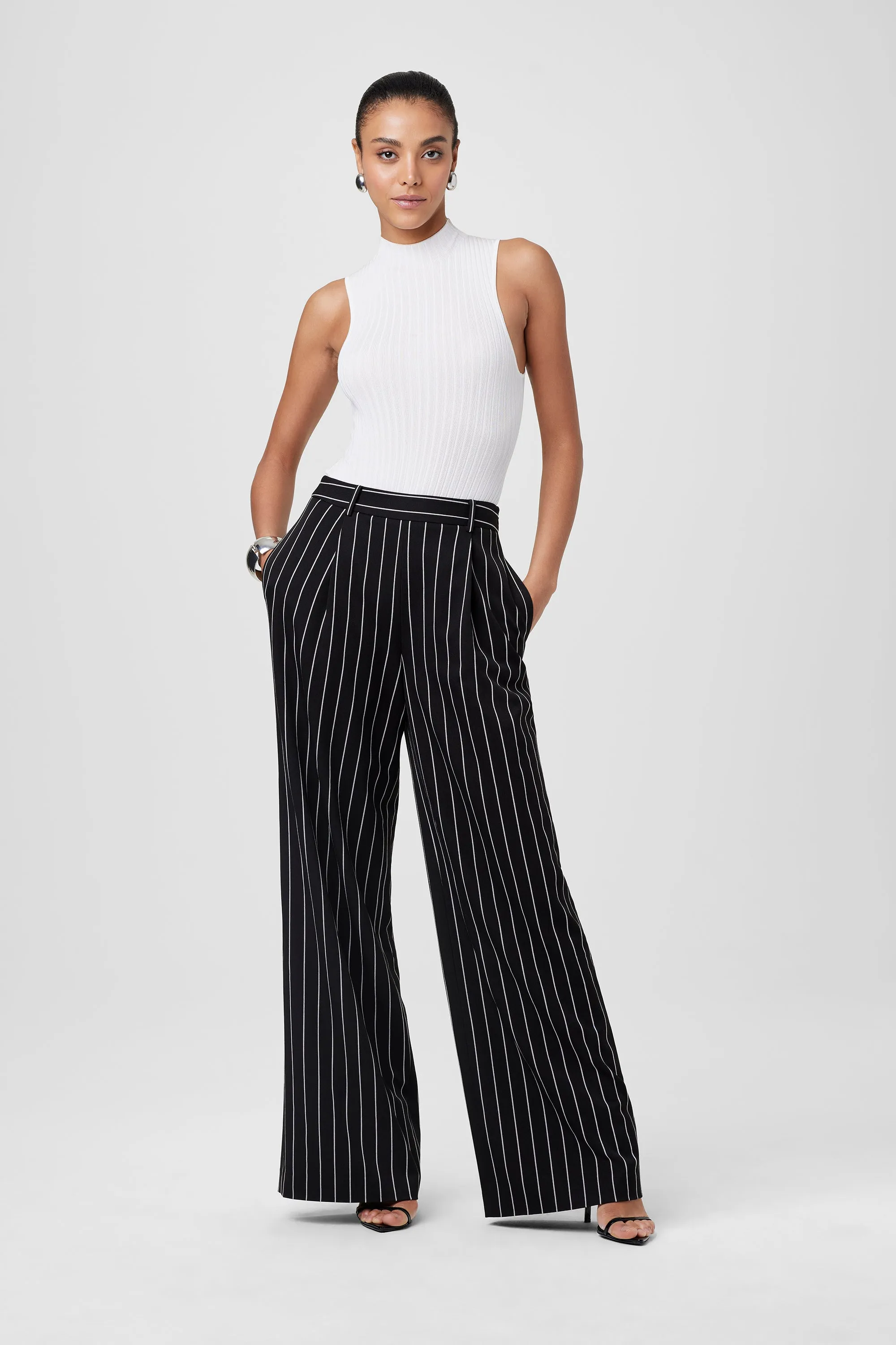 Hailey Pinstripe Trouser sold by Toccin product image thumbnail 2