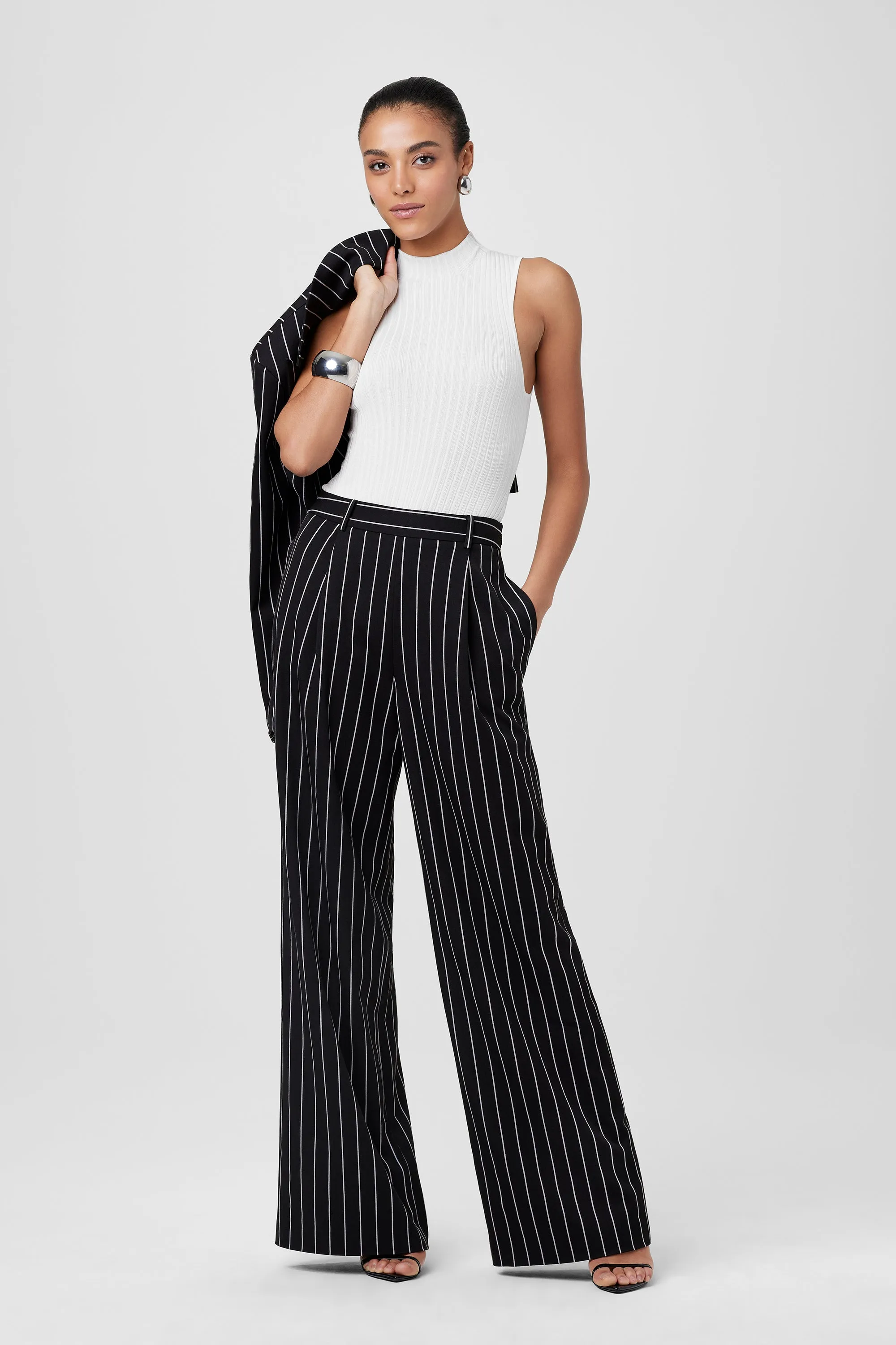 Hailey Pinstripe Trouser sold by Toccin product image thumbnail 4