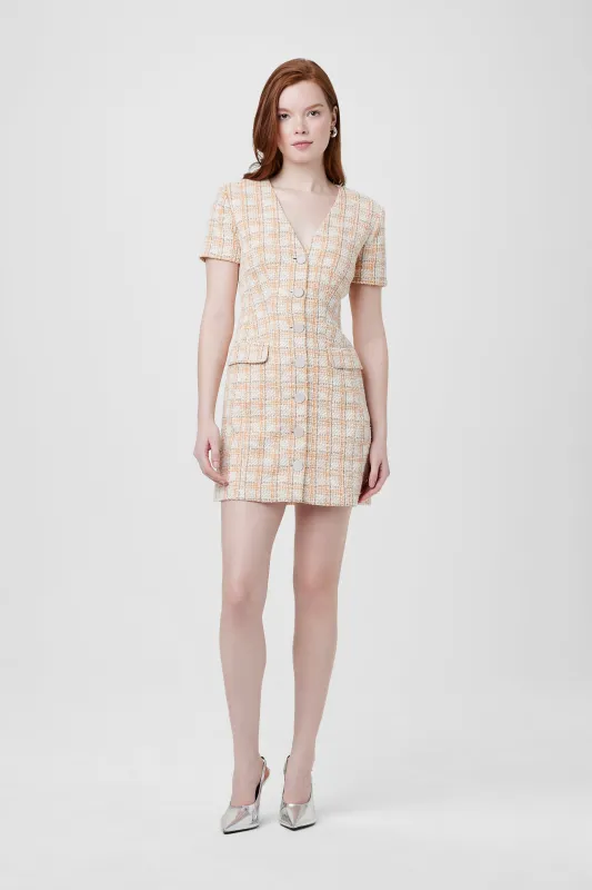 Phoebe Tweed Vest Dress sold by Toccin