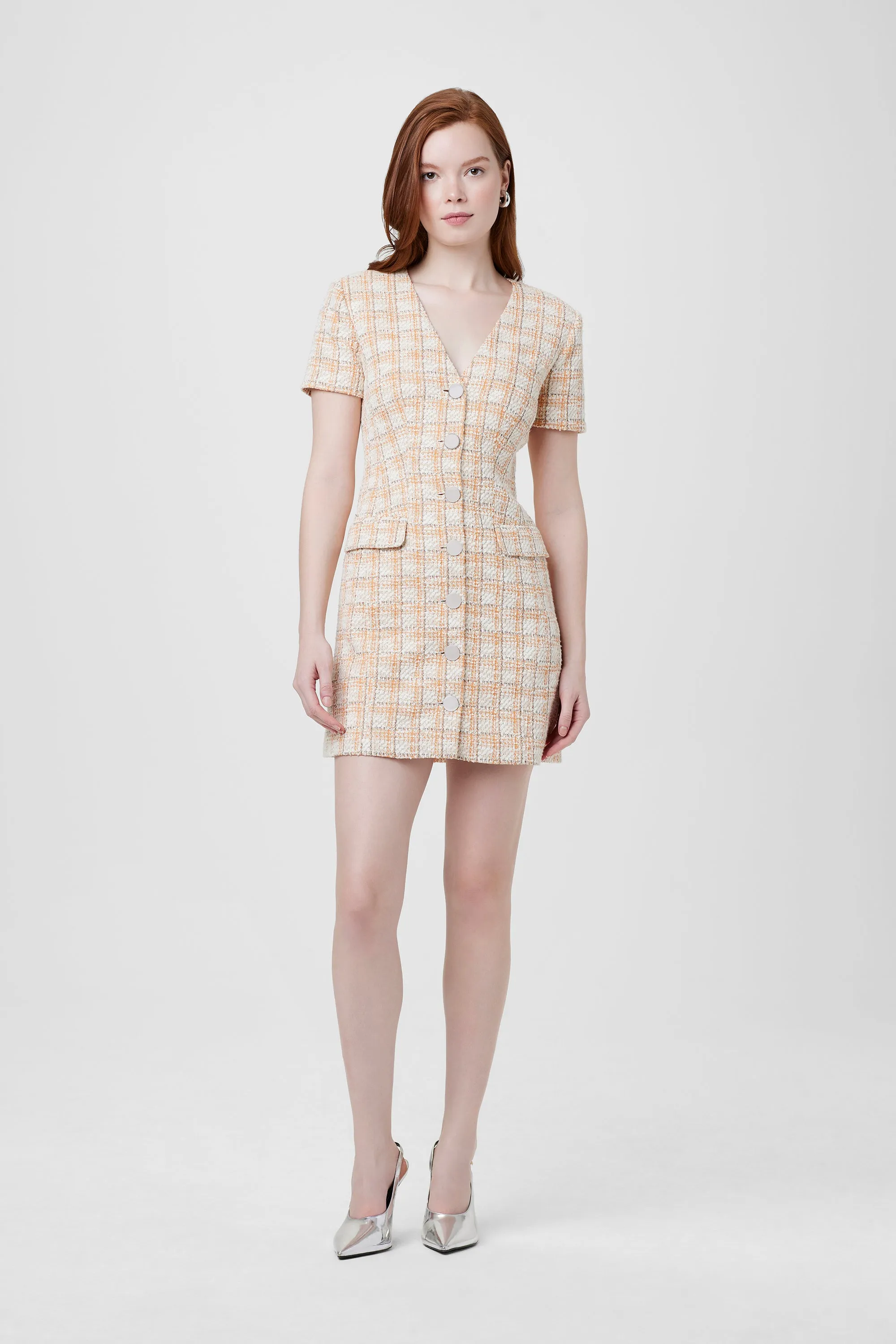 Phoebe Tweed Vest Dress sold by Toccin