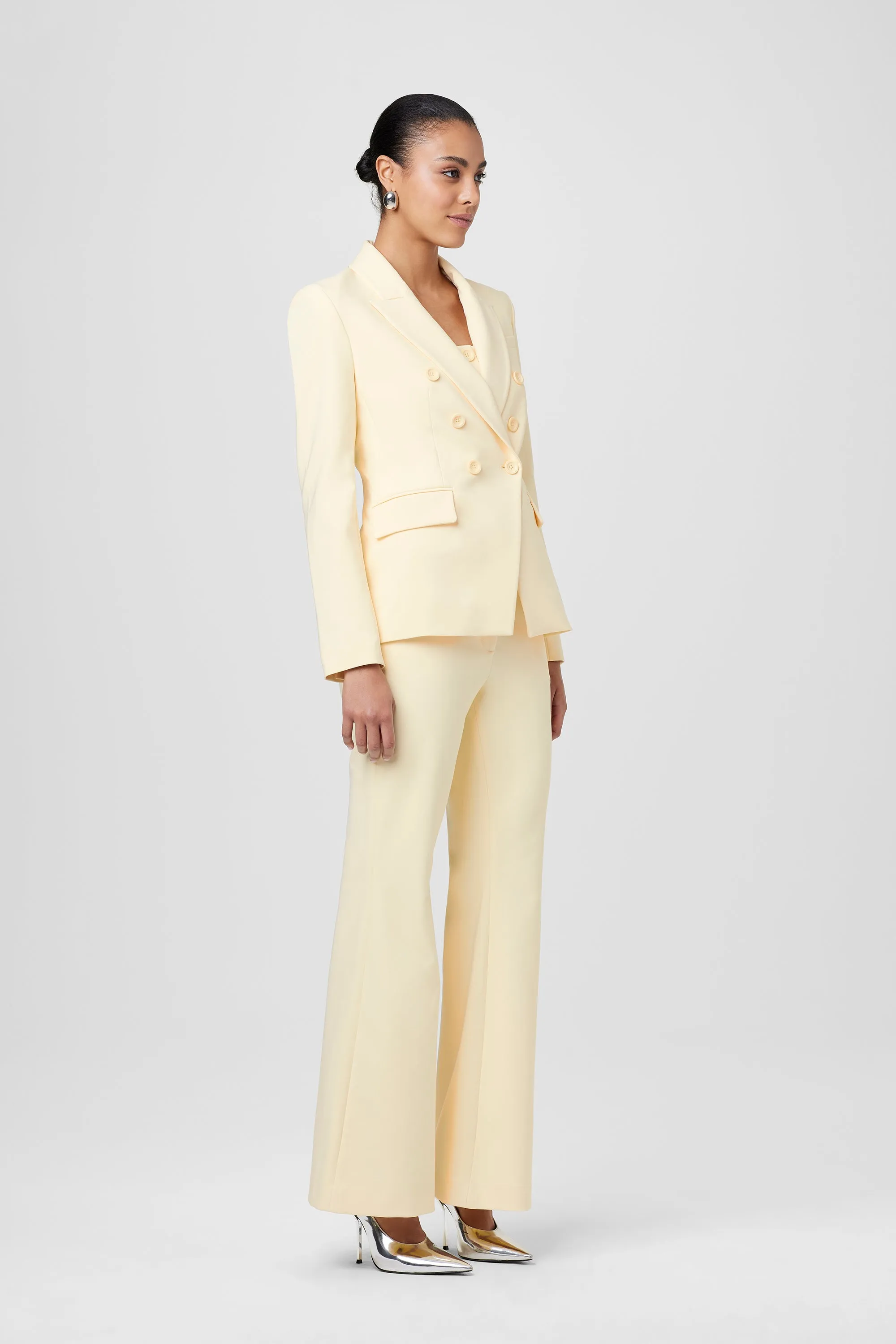 Kylie Butter Double Breasted Blazer sold by Toccin product image thumbnail 3