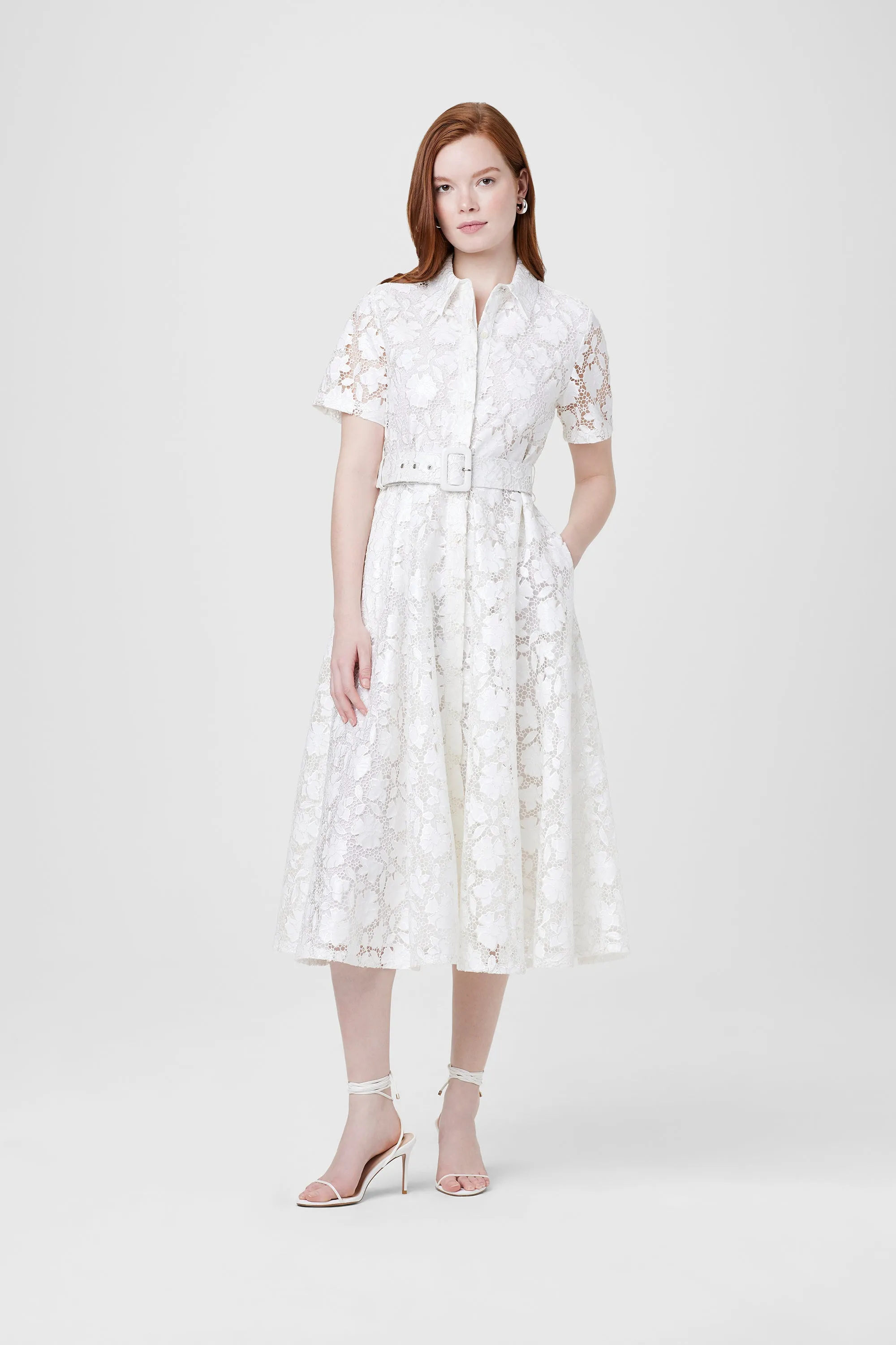 Jean Textured Lace Midi Dress sold by Toccin product image thumbnail 2