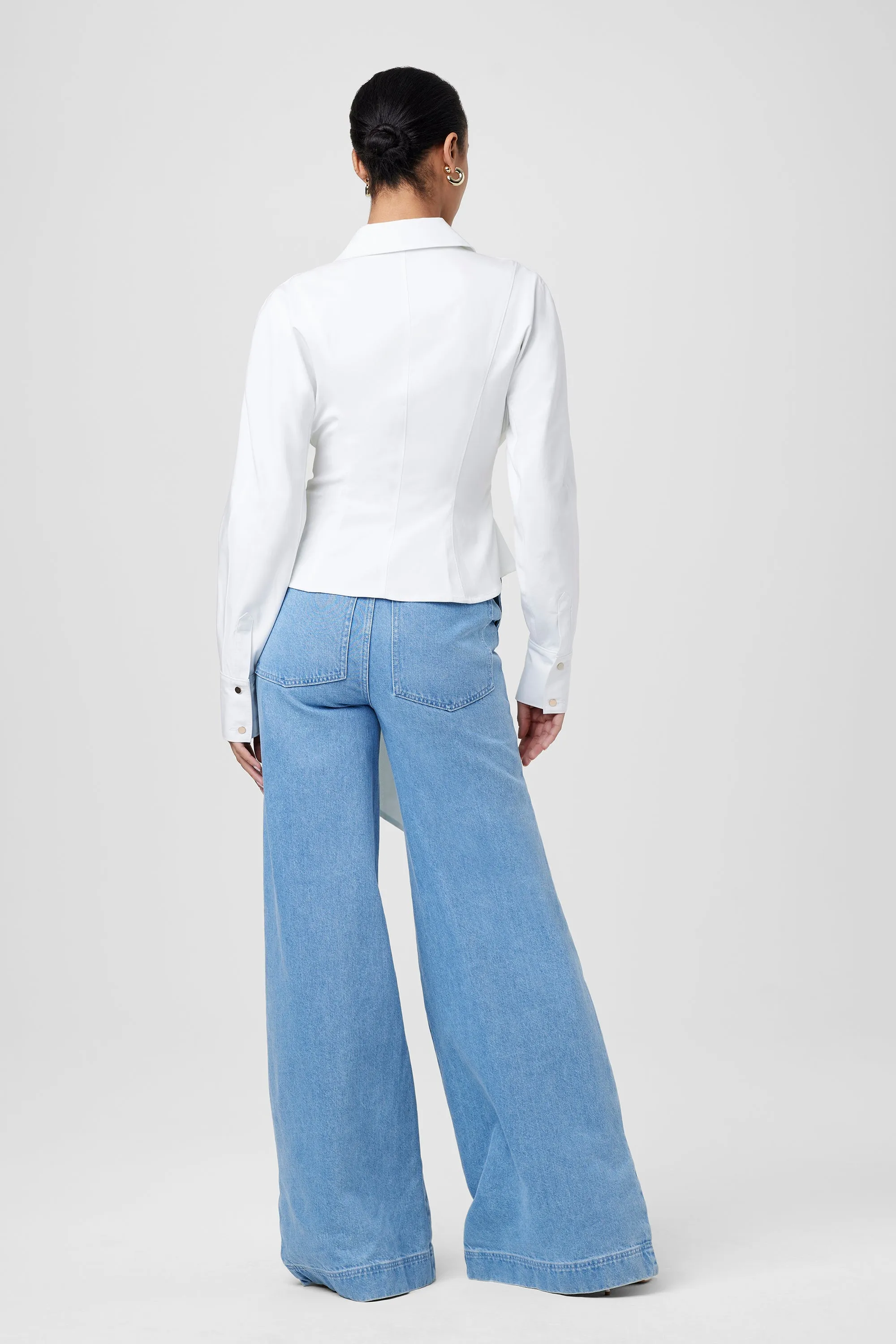 Mina Seamed Tie Front Blouse sold by Toccin product image thumbnail 3