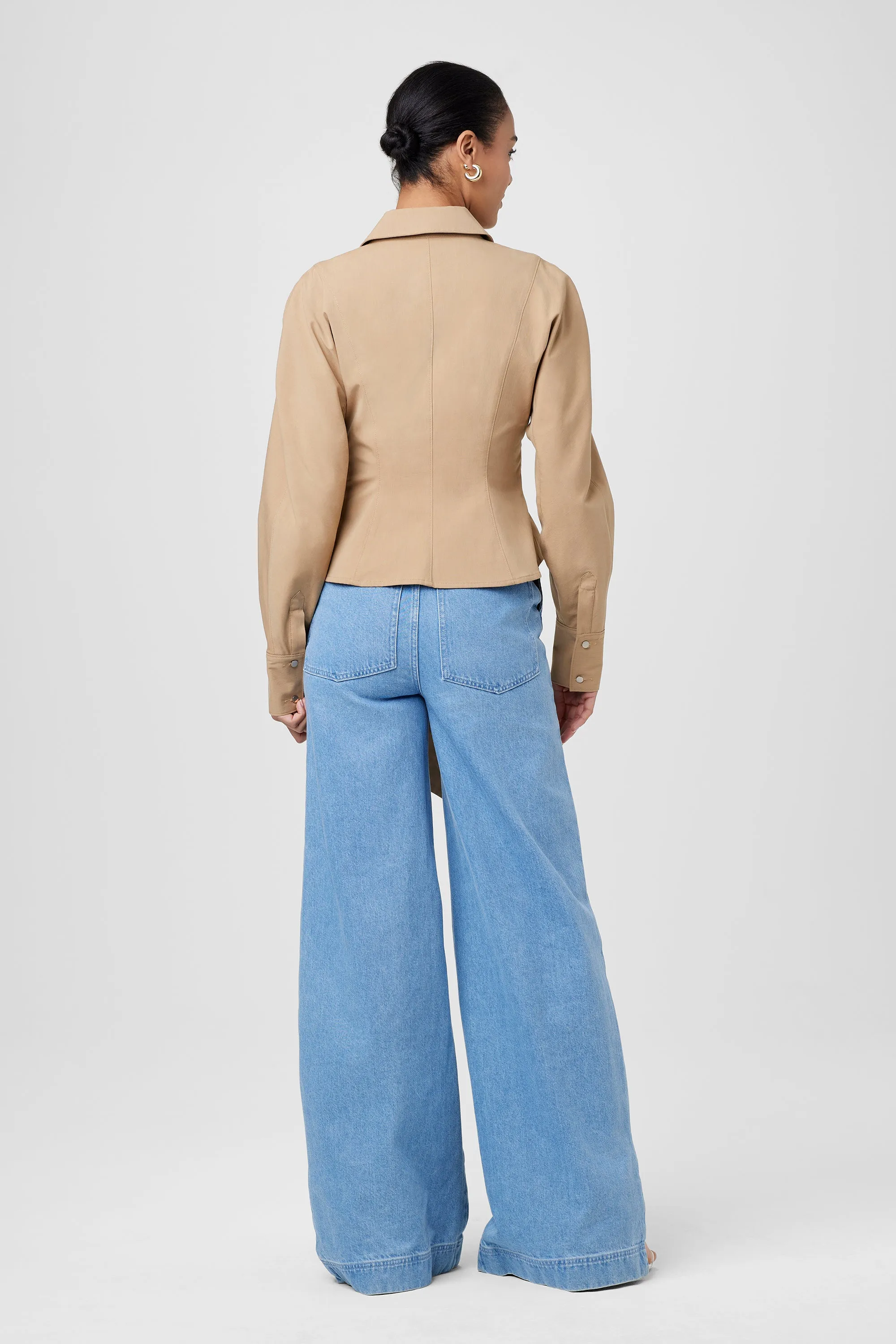 Mina Seamed Tie Front Blouse sold by Toccin product image thumbnail 4