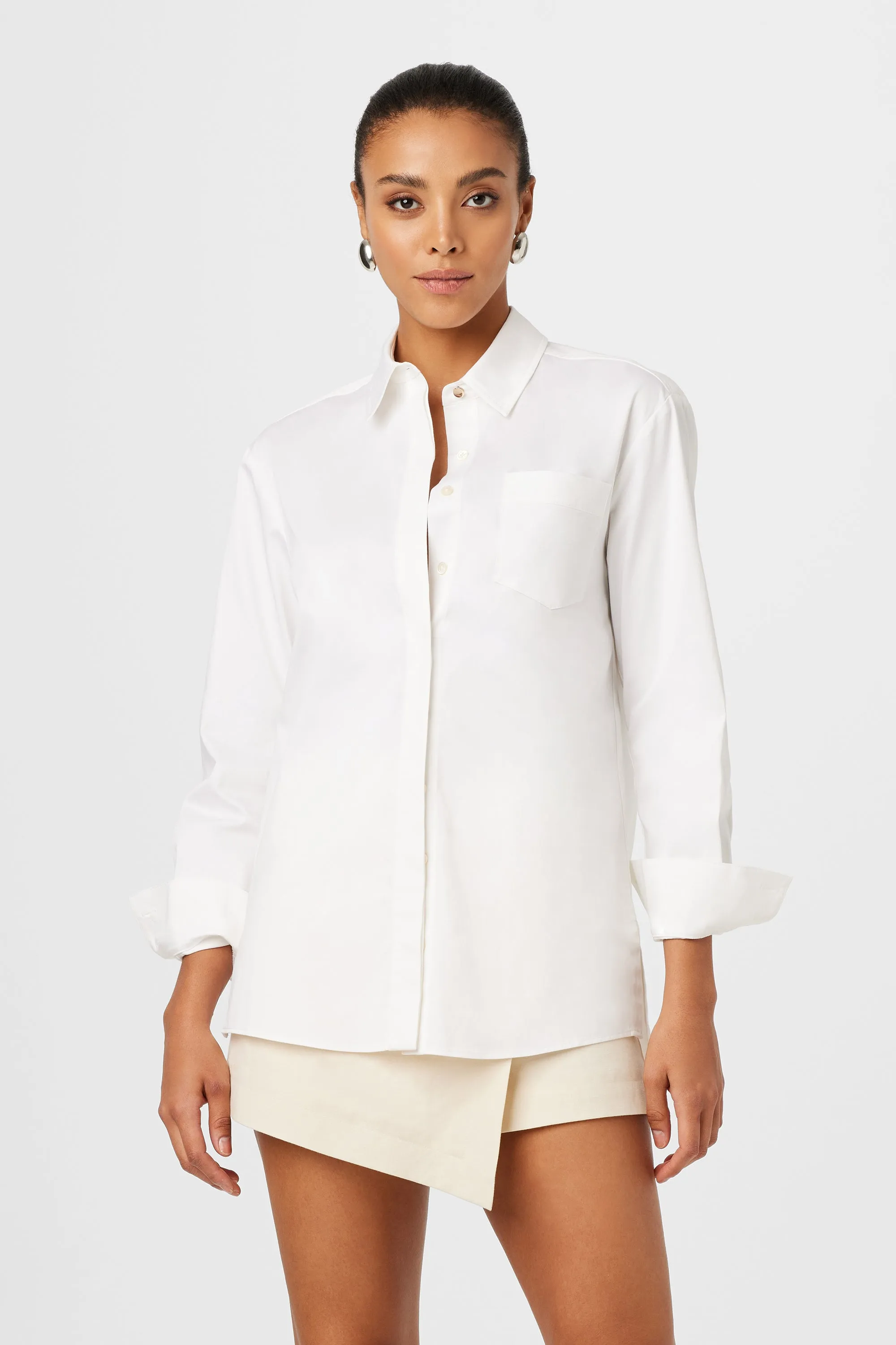 Riley Poplin Boyfriend Shirt sold by Toccin product image thumbnail 2