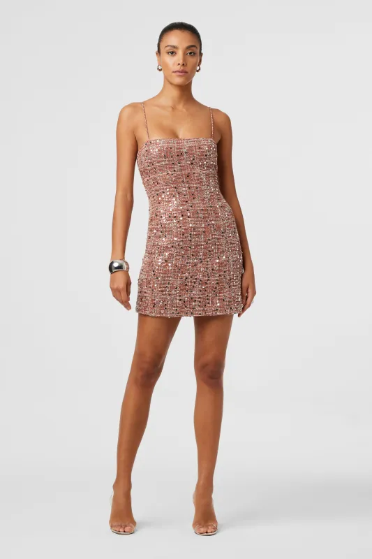 Luca Sequin Embellished Dress sold by Toccin