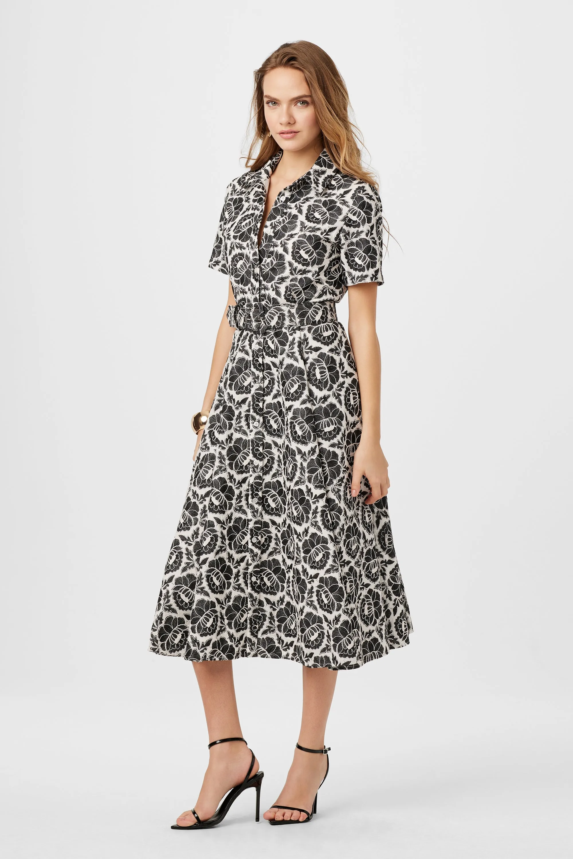 Jean Embroidery Midi Dress sold by Toccin product image thumbnail 3