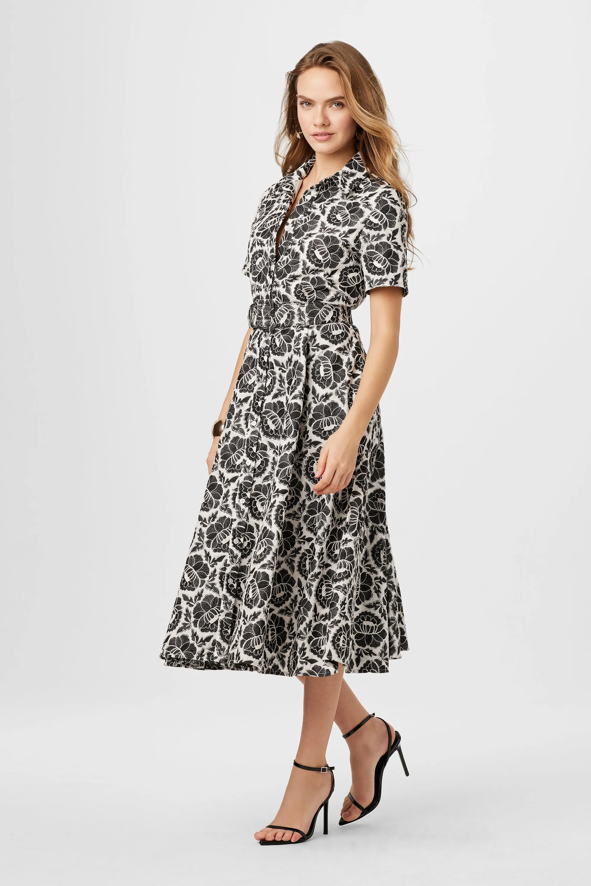 Jean Embroidery Midi Dress sold by Toccin product image thumbnail 2